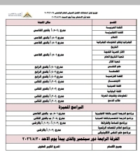 إعلان مهم | أماكن لجان امتحانات الفصل الصيفي ودور سبتمبر 2025/2026